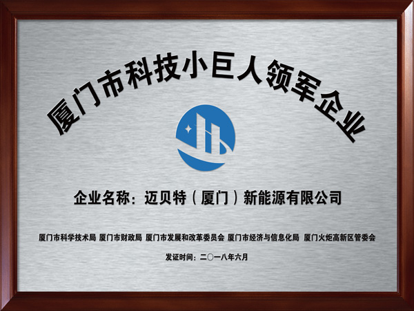 廈門市科技小巨人領軍企業