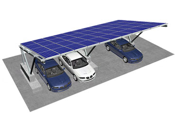BIPV 光伏防水車棚支架系統