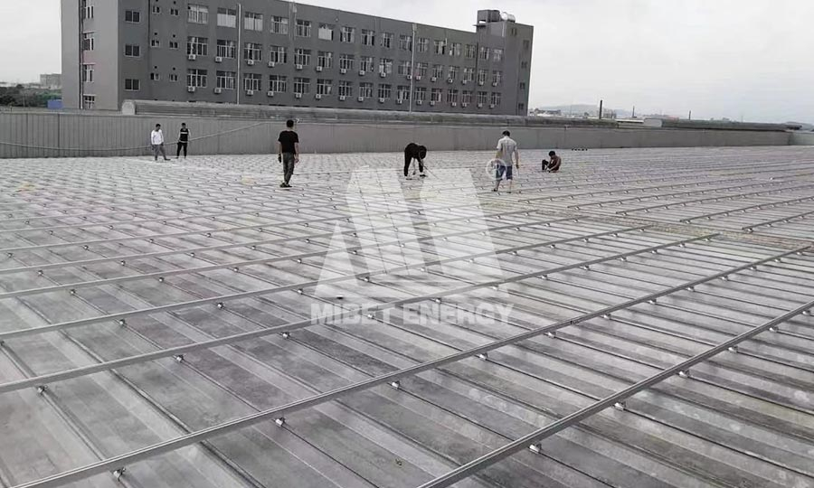 漳州華安彩鋼瓦屋頂系統項目-2