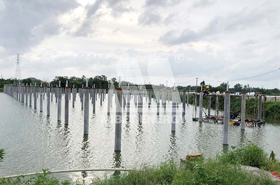 漁業養殖+光伏發電！邁貝特廣東開平50MW漁光互補光伏項目開工