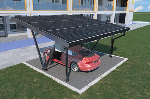 新品首發(fā)第一彈！排水包邊BIPV車棚系統(tǒng)全面防水，打造功效美