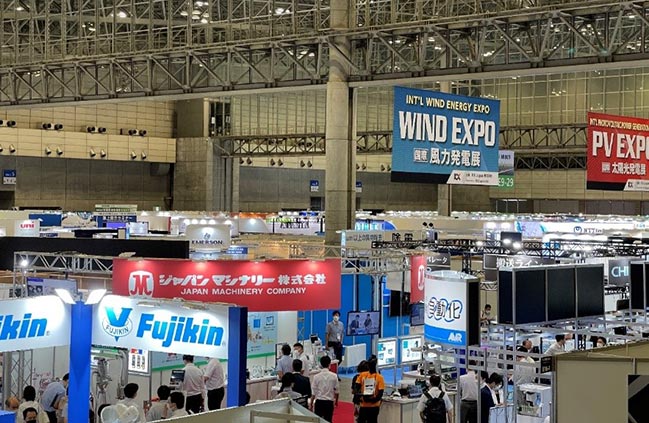 日本PV-EXPO太陽能發電展現場