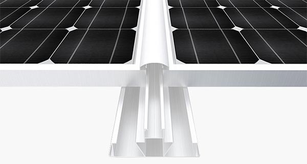 BIPV防水光伏車棚導水槽