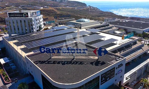 西班牙雙V型光伏車(chē)棚項(xiàng)目