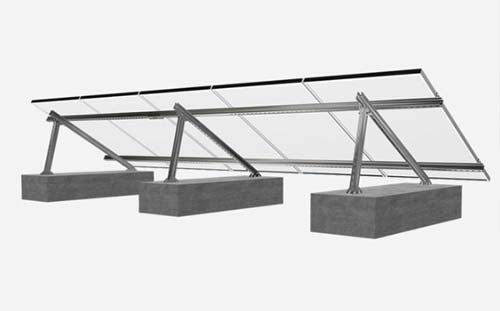 三角形傾斜支架系統