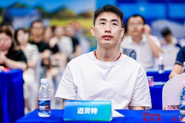 邁貝特市場總監陳濤